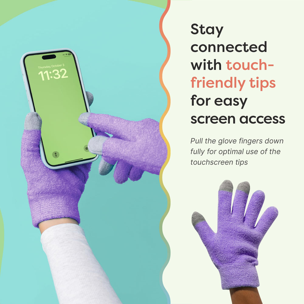 ZenToes gants confort nocturne pour soins personnels à domicile.