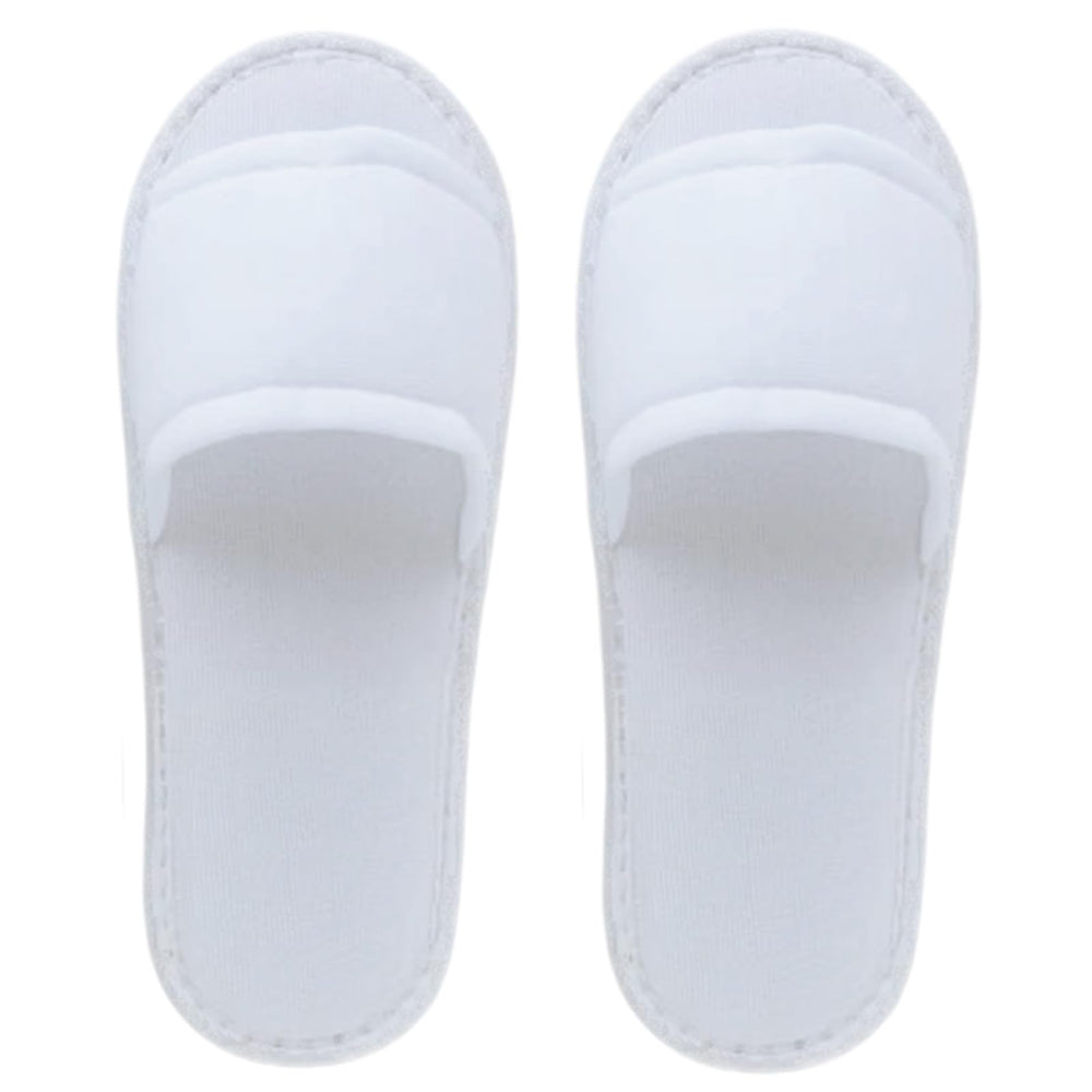 Chaussons Zentriqlla jetables à orteil ouvert, confort léger et respirant.