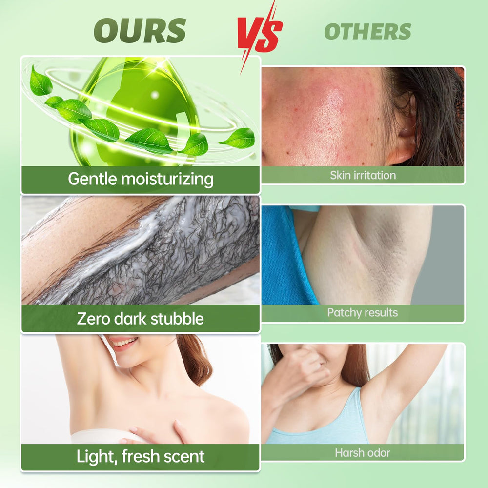 Zeponyx crème dépilatoire, hydratation glycérine et urée pendant l'épilation.