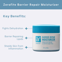 ZERAFITE Soin barrière sans parfum pour peaux sensibles.