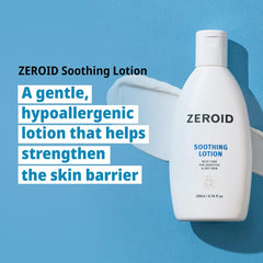 ZEROID Crème hydratante visage et corps aide à nourrir la barrière cutanée.