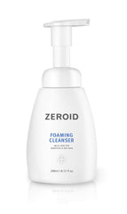 ZEROID Mousse nettoyante visage — bouteille pompe, nettoyage doux qui préserve l'hydratation