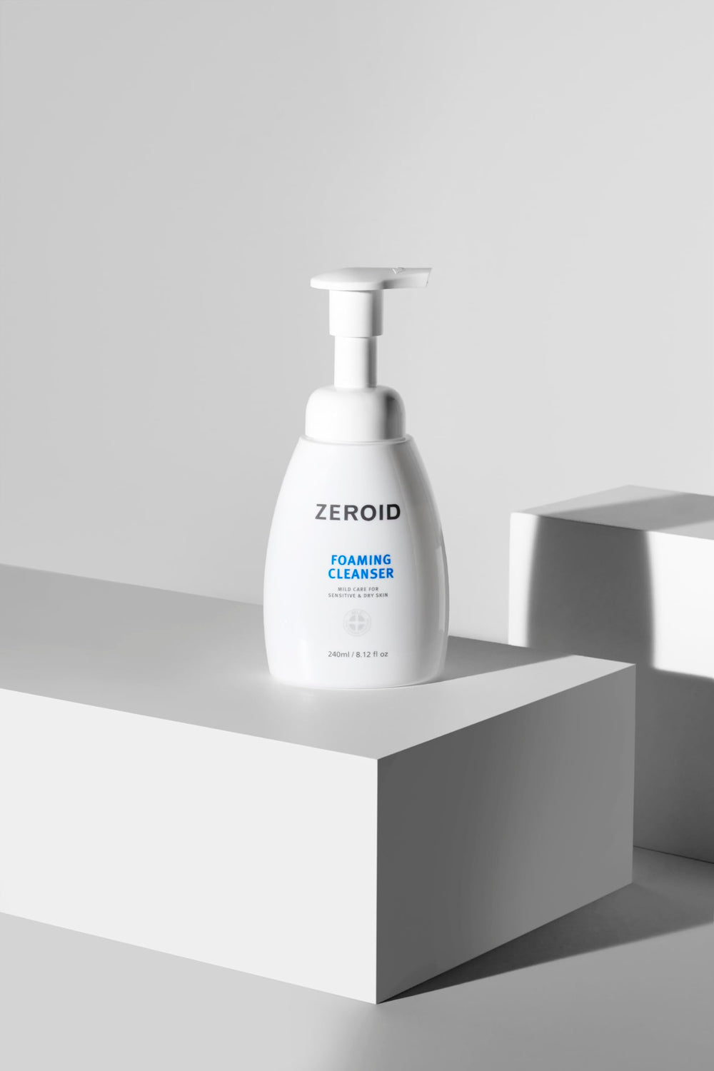 ZEROID Mousse nettoyante visage — sans parfum et sans irritants