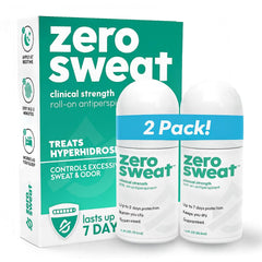 ZeroSweat Antiperspirant Déodorant, bouteille design, offre une protection durable contre la transpiration.