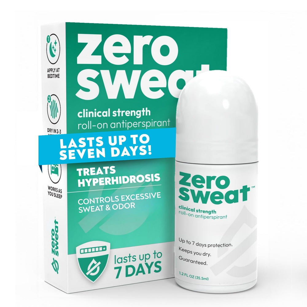 ZeroSweat: bouteille 35 ml pour une protection durable au quotidien.