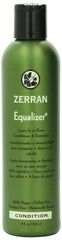 Zerran après-shampoing, bouteille avec pompe, démêle facilement et apporte de la brillance.