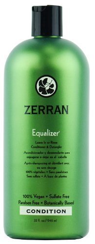 Zerran Equalizer Conditioner, bouteille 32 oz, démêle rapidement et protège les cheveux sans les alourdir