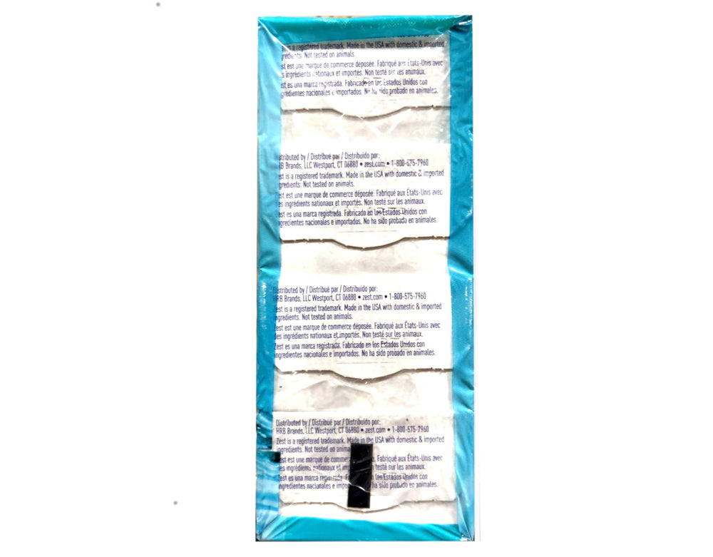 Savon Zest Aqua Bar, emballage recyclable et savon solide durable.