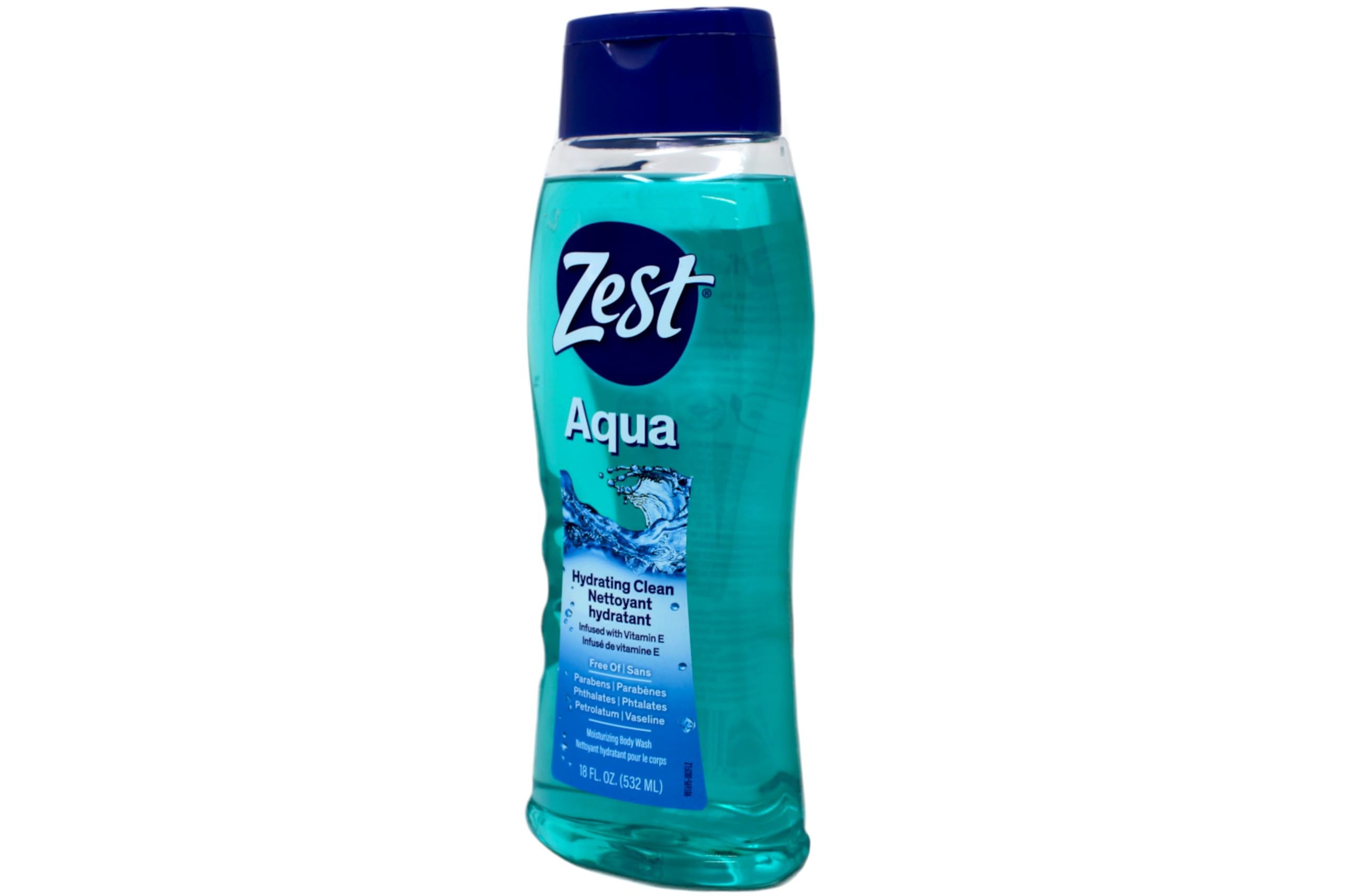 Zest Aqua : mousse douche crémeuse qui enveloppe la peau et hydrate en profondeur.