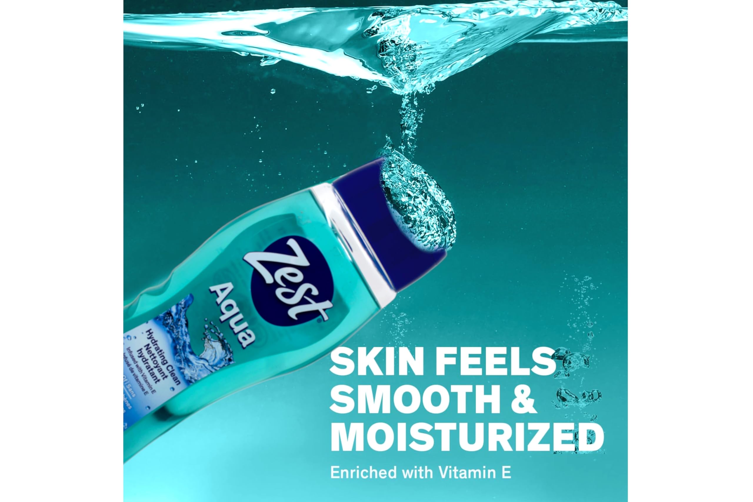 Zest Aqua : rituel douche vivifiant avec une fragrance Aqua qui stimule les sens.