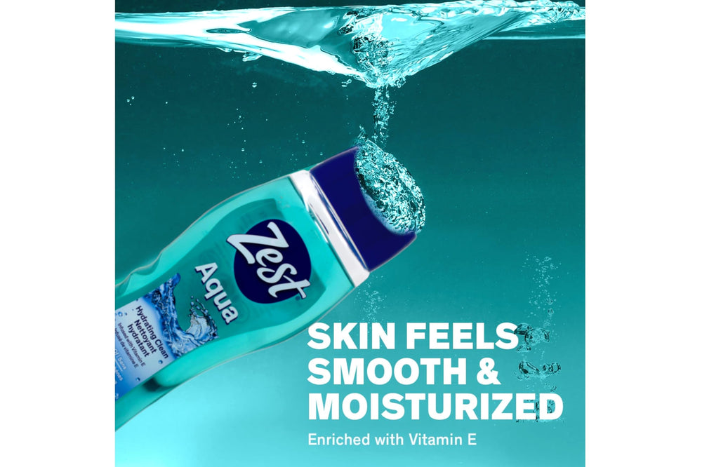 Zest Aqua : rituel douche vivifiant avec une fragrance Aqua qui stimule les sens.