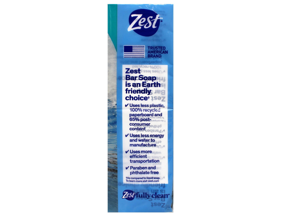 Zest Brise Océane : mousse riche offrant peau douce et hydratée après utilisation