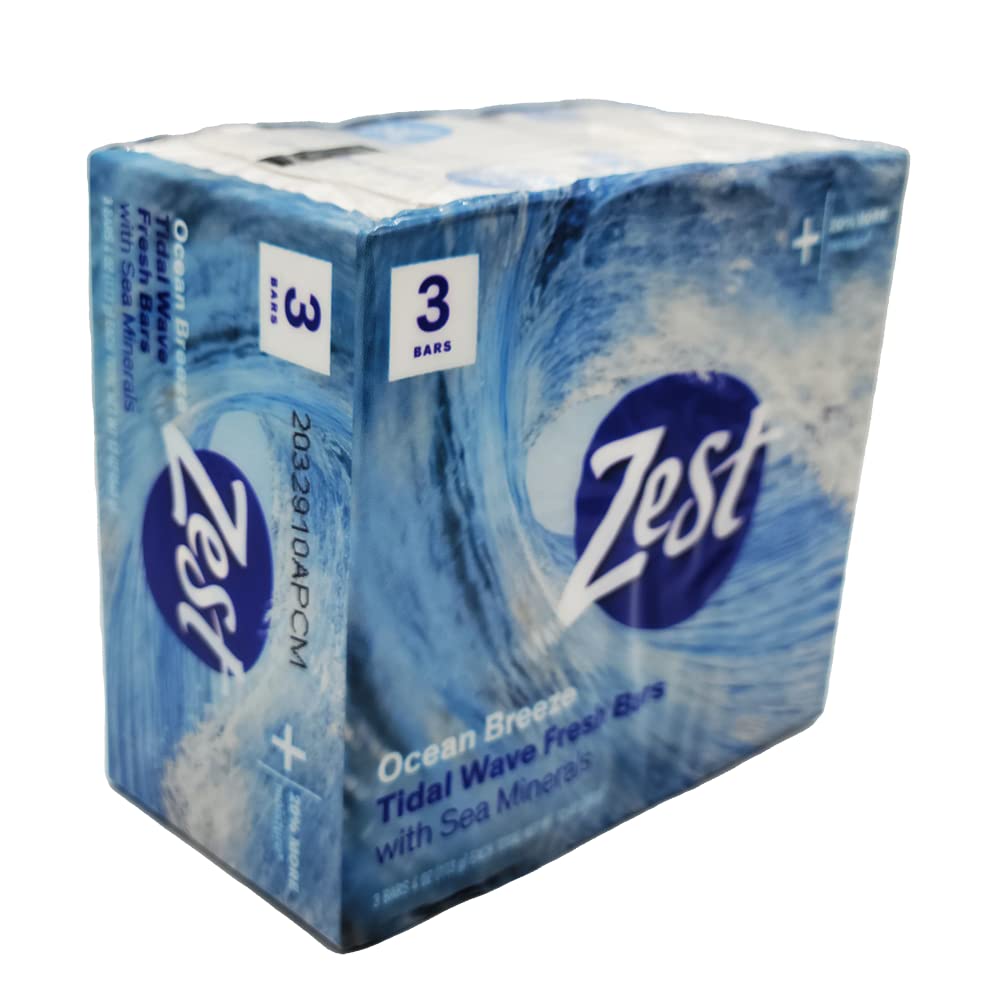 Zest Savon Barres Brise Océane — emballage pratique et économique.