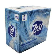 Zest Savon Barres Brise Océane — emballage pratique et économique.