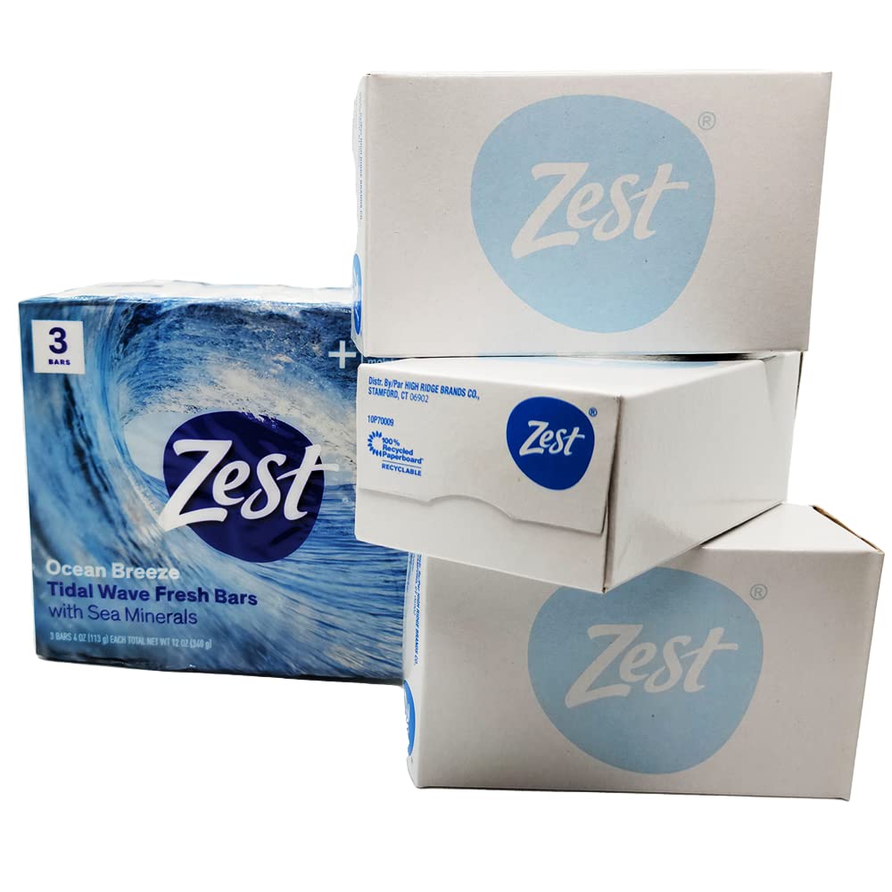 Zest Savon Barres Brise Océane — texture mousse douce sur la peau.