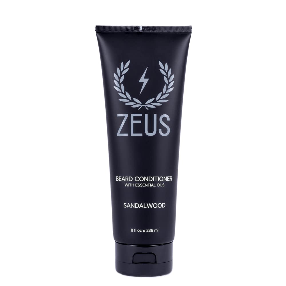 ZEUS Beard Conditioner – bouteille thé vert, hydratation douce pour la barbe