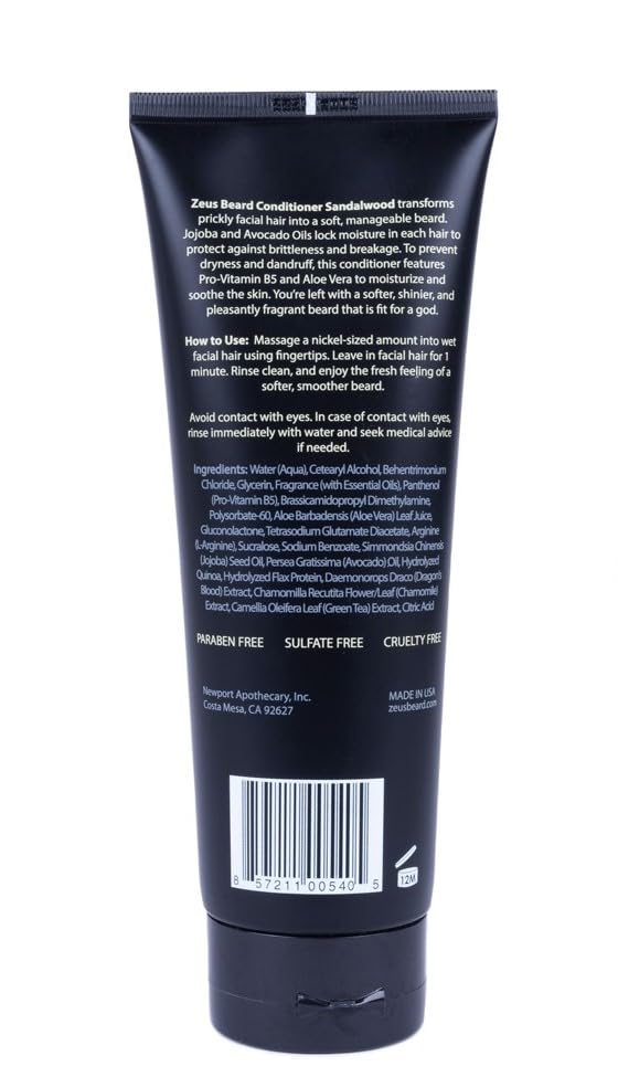ZEUS Beard Conditioner – conseils d’utilisation après shampoing
