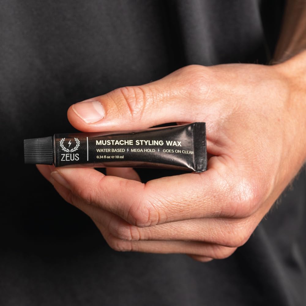 ZEUS Cire moustache – Finition légèrement brillante pour un look soigné