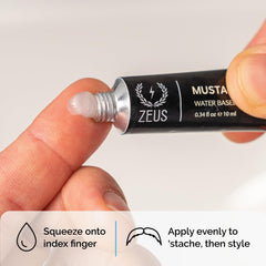 ZEUS Cire moustache – Rinçage à l’eau facile en fin de journée