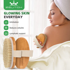 Brosse Zeutch corps pour massage ciblé et amélioration de la circulation.