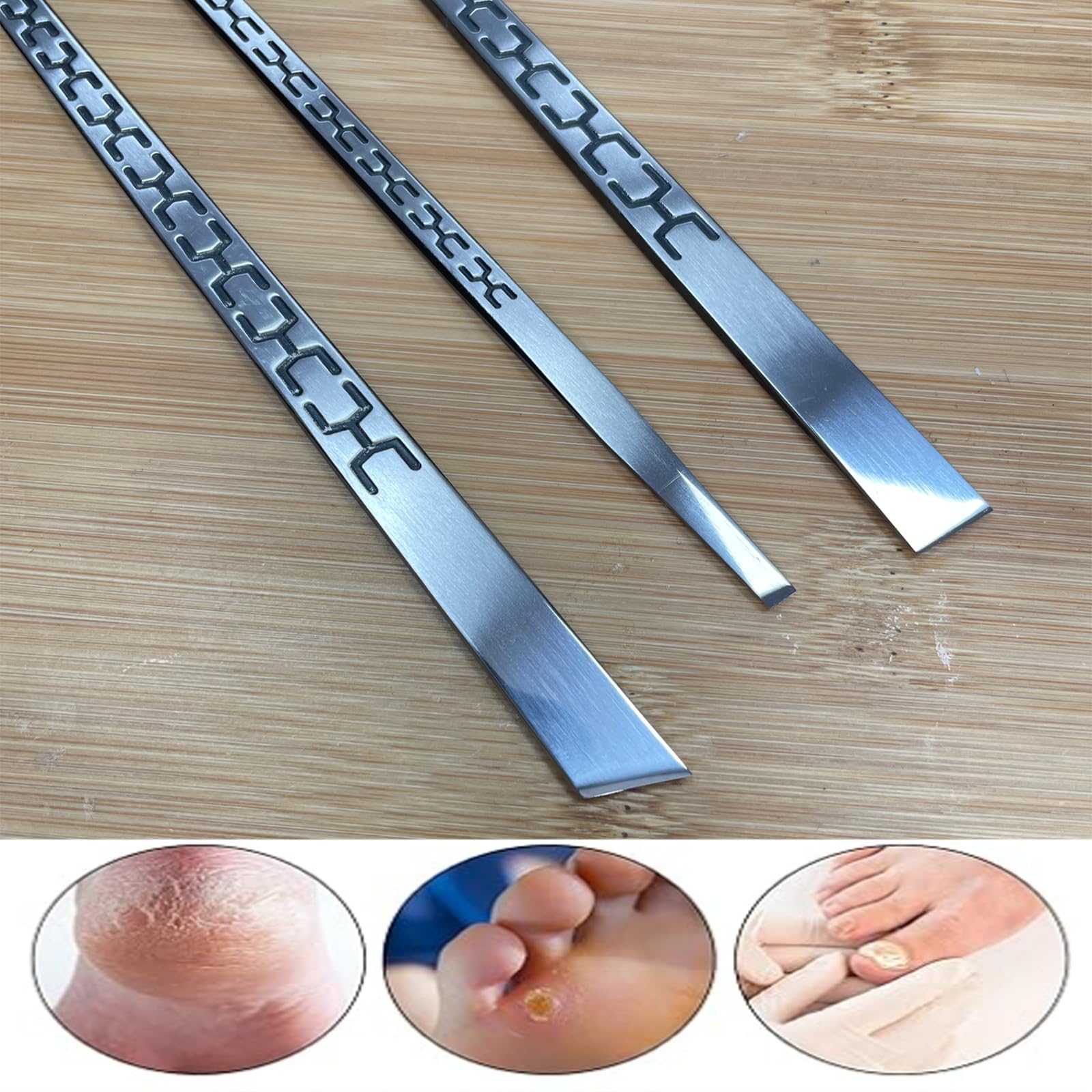 Outil ZGGDHSWLLMF couteau pédicure oblique pour contours nets