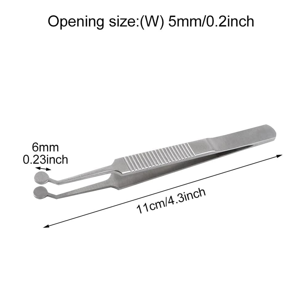 Pinces en acier inoxydable ZGORENDZ avec finition lisse.