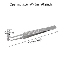 Pinces en acier inoxydable ZGORENDZ avec finition lisse.