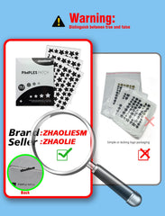 Patch ZHAOLIESM étoile noire 10mm: couverture adaptée, port quotidien.