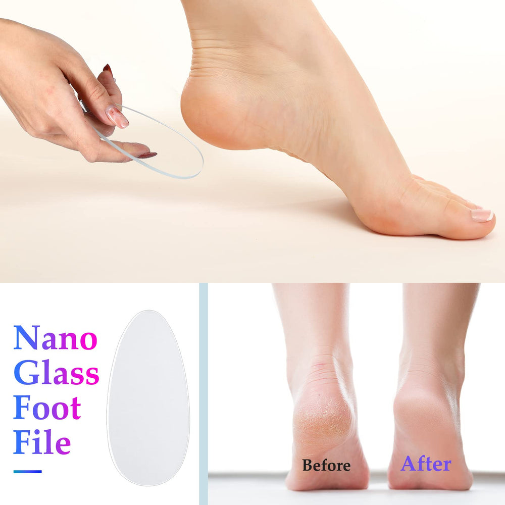 Gomme-callosités-pied nano Zhehao, enlève callosités en douceur lors de la pédicure.