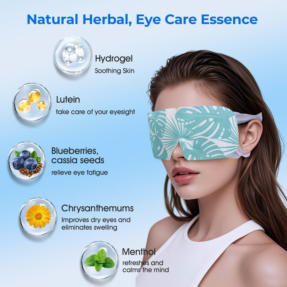 ZHENYEMEI masque yeux emballé individuellement, parfait pour transporter.
