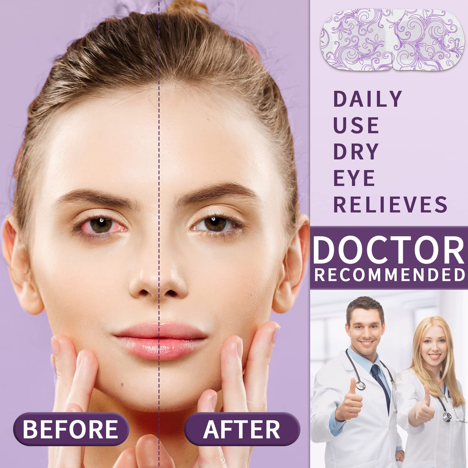 ZHENYEMEI Masque Yeux Vapeur – fatigue oculaire réduite possible