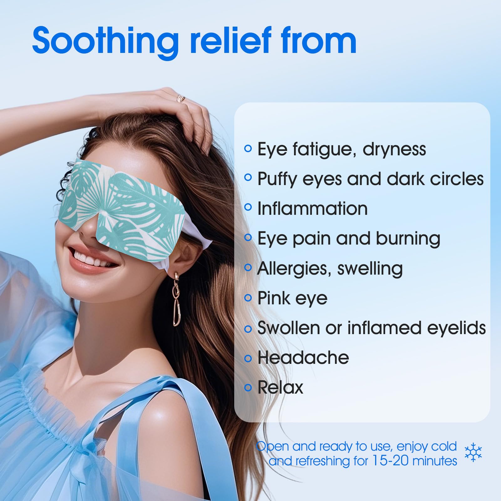 ZHENYEMEI masque yeux voyage pratique, idéal en déplacement.