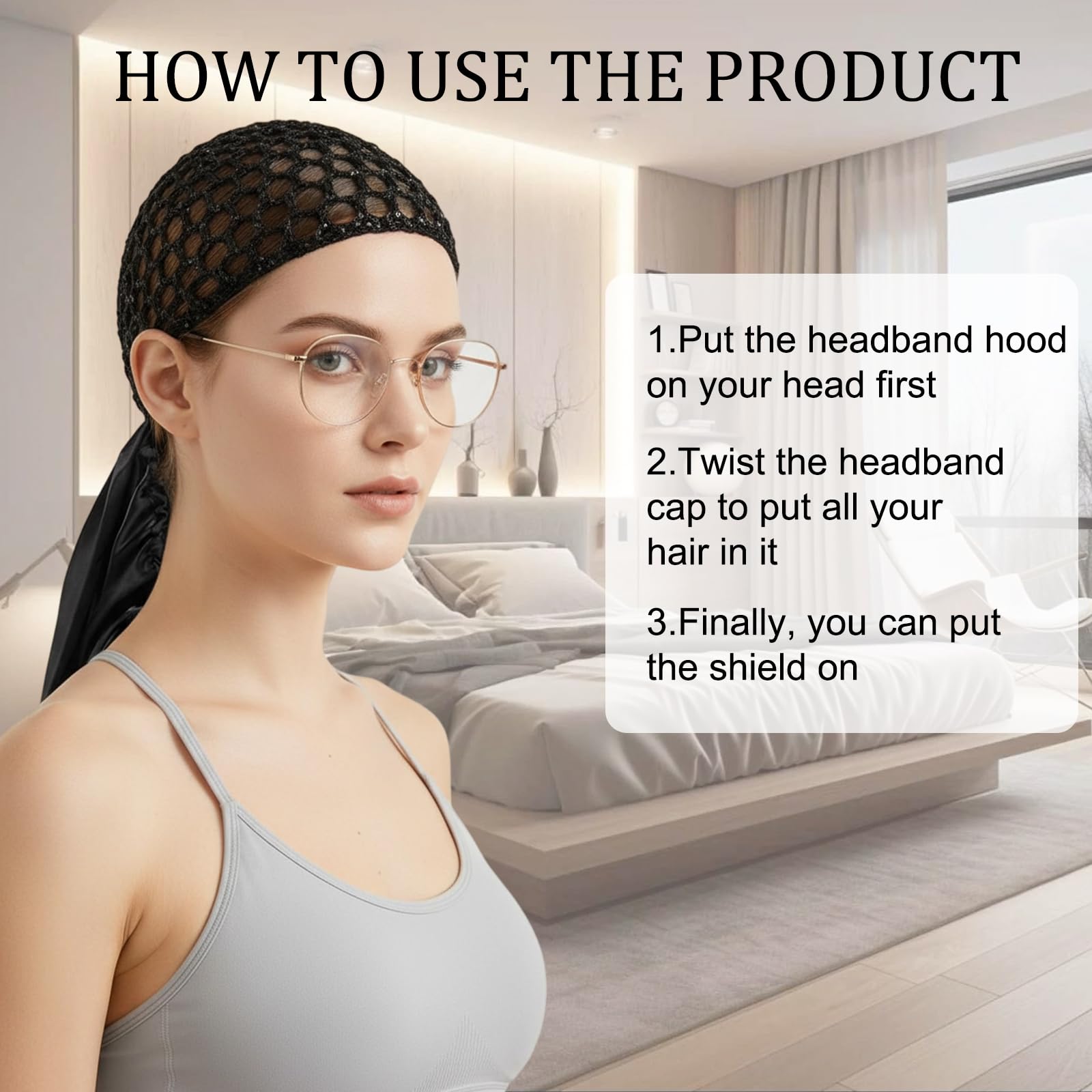 ZHLKHIOP protection-cheveux-nocturne: réduit les frottements pendant le sommeil.