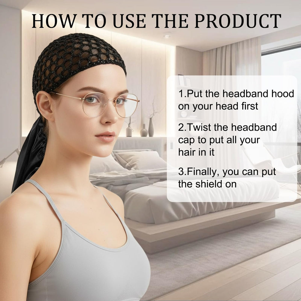 ZHLKHIOP protection-cheveux-nocturne: réduit les frottements pendant le sommeil.