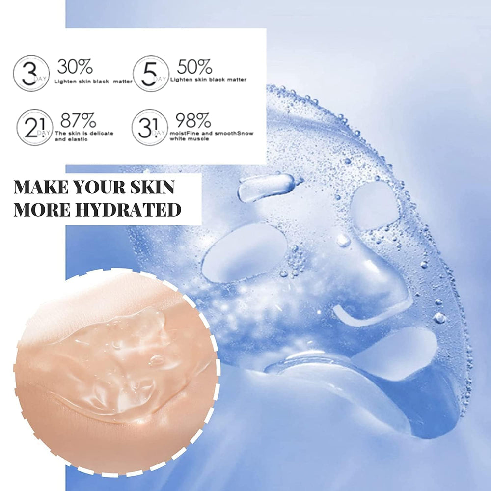 zhnnt masque collagene hydratation sommeil, peau douce au réveil.