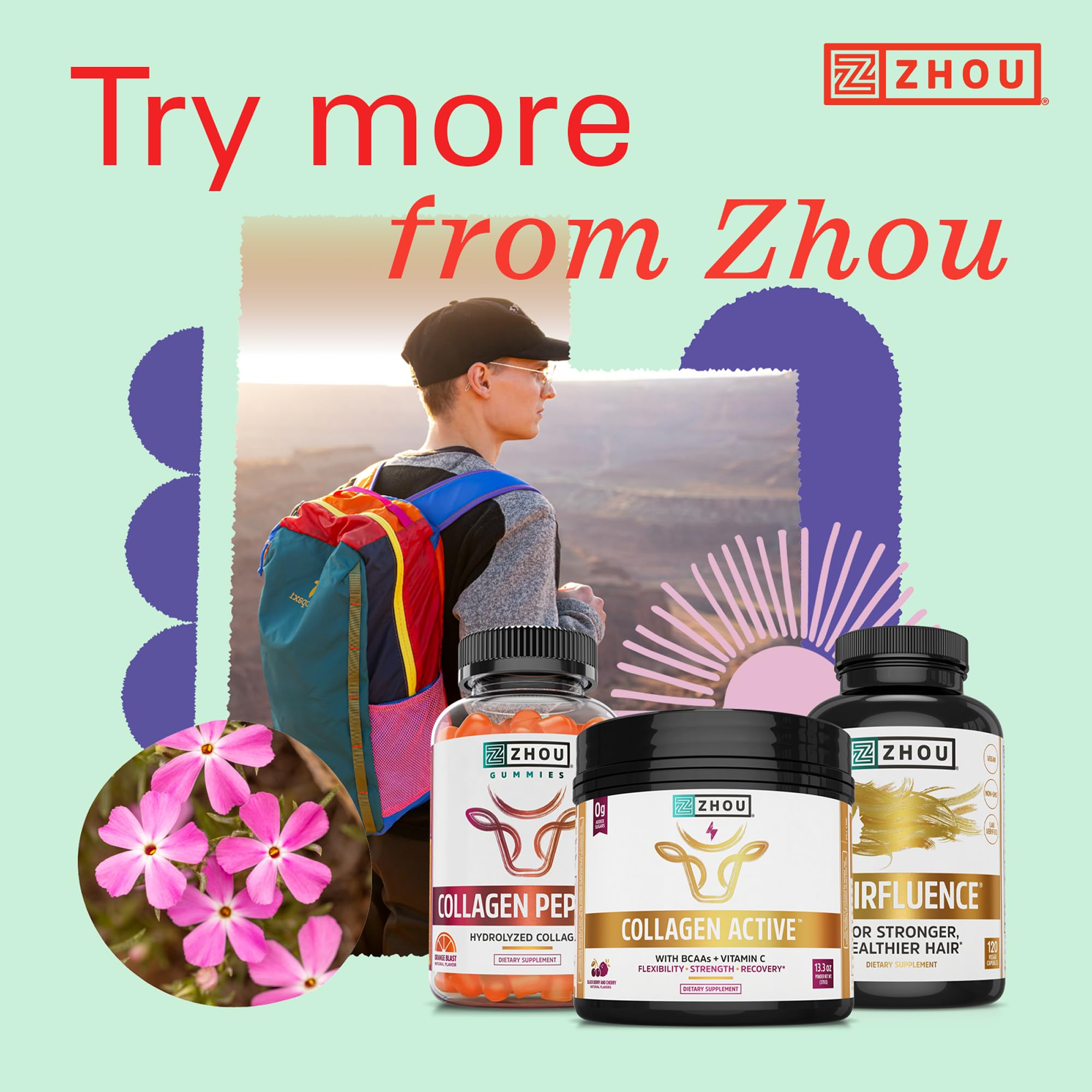 Emballage Zhou respectueux de l'environnement pour une routine durable.
