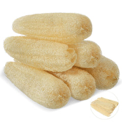 Éponge ZhouBoat loofah naturelle 11,8 pouces prête pour un nettoyage efficace.