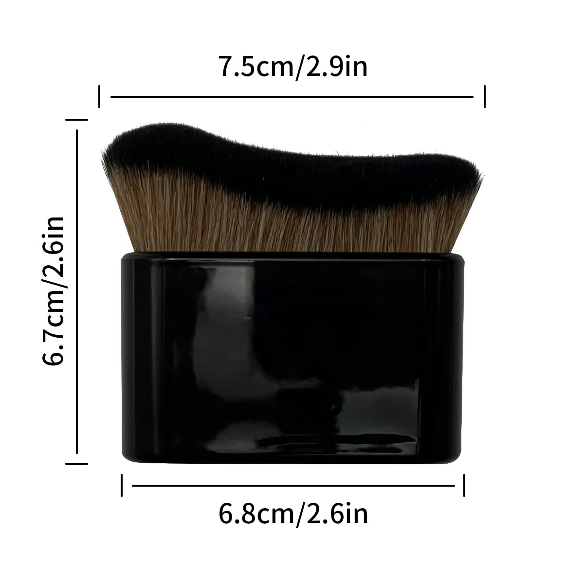 La brosse polyvalente Siren zhuohai est adaptée au bronzant et au fond de teint.