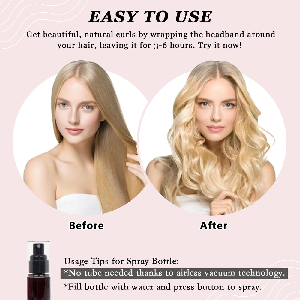 ZILAMPU Vaporisateur pour cheveux, humidifie légèrement avant le pose, sans effort.