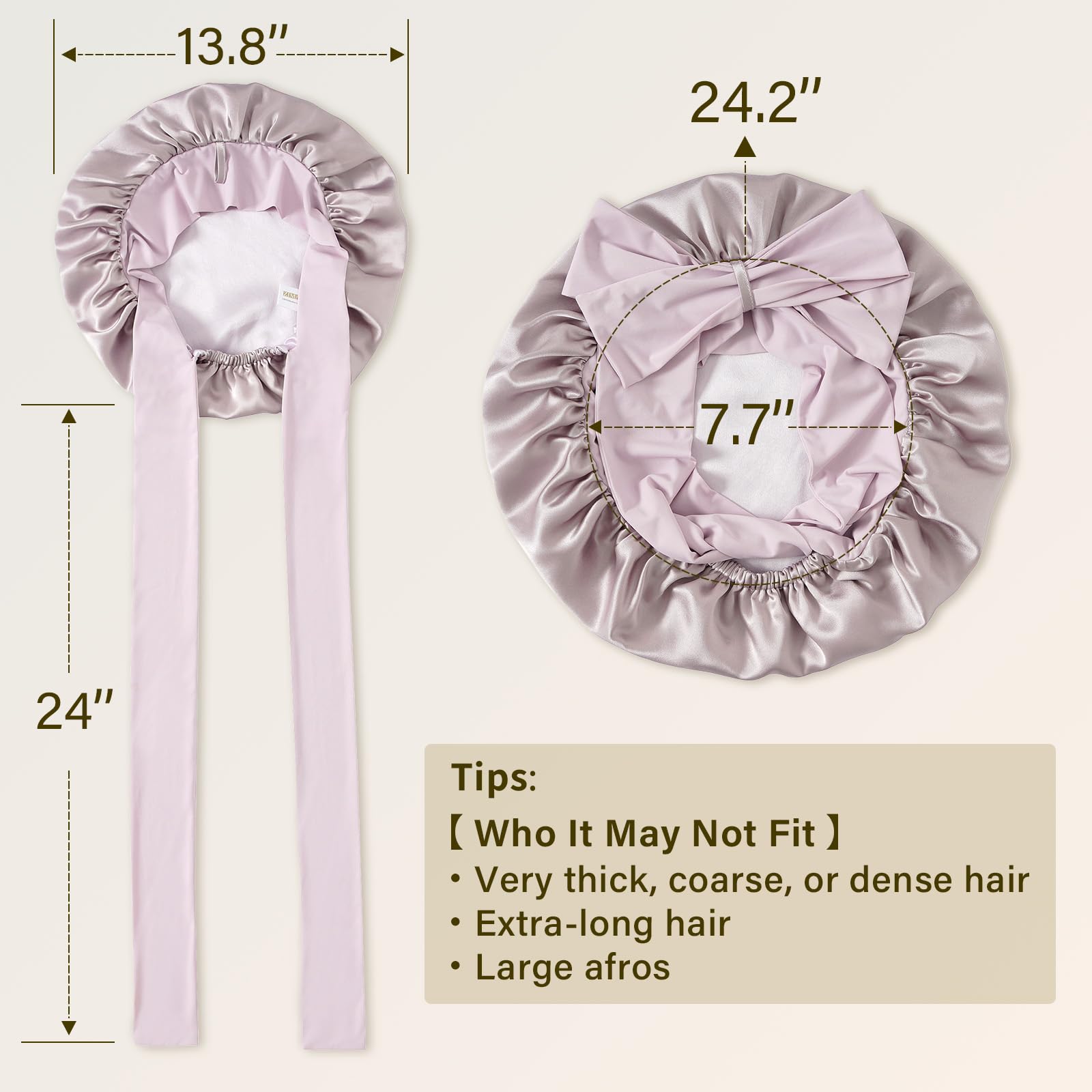 ZIMASILK bonnet Mulberry – reste bien en place sur la tête, même mouvement.