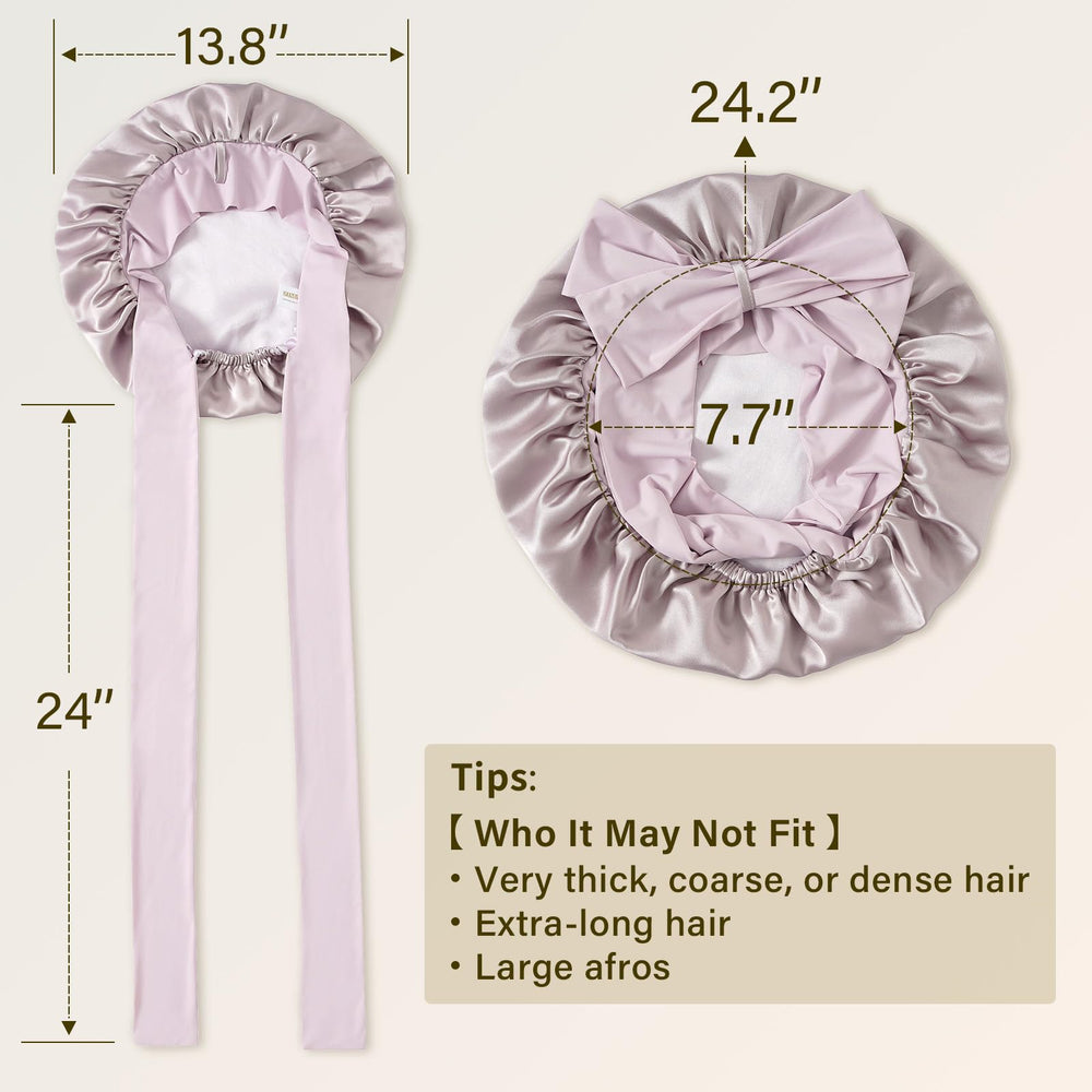 ZIMASILK bonnet Mulberry – reste bien en place sur la tête, même mouvement.