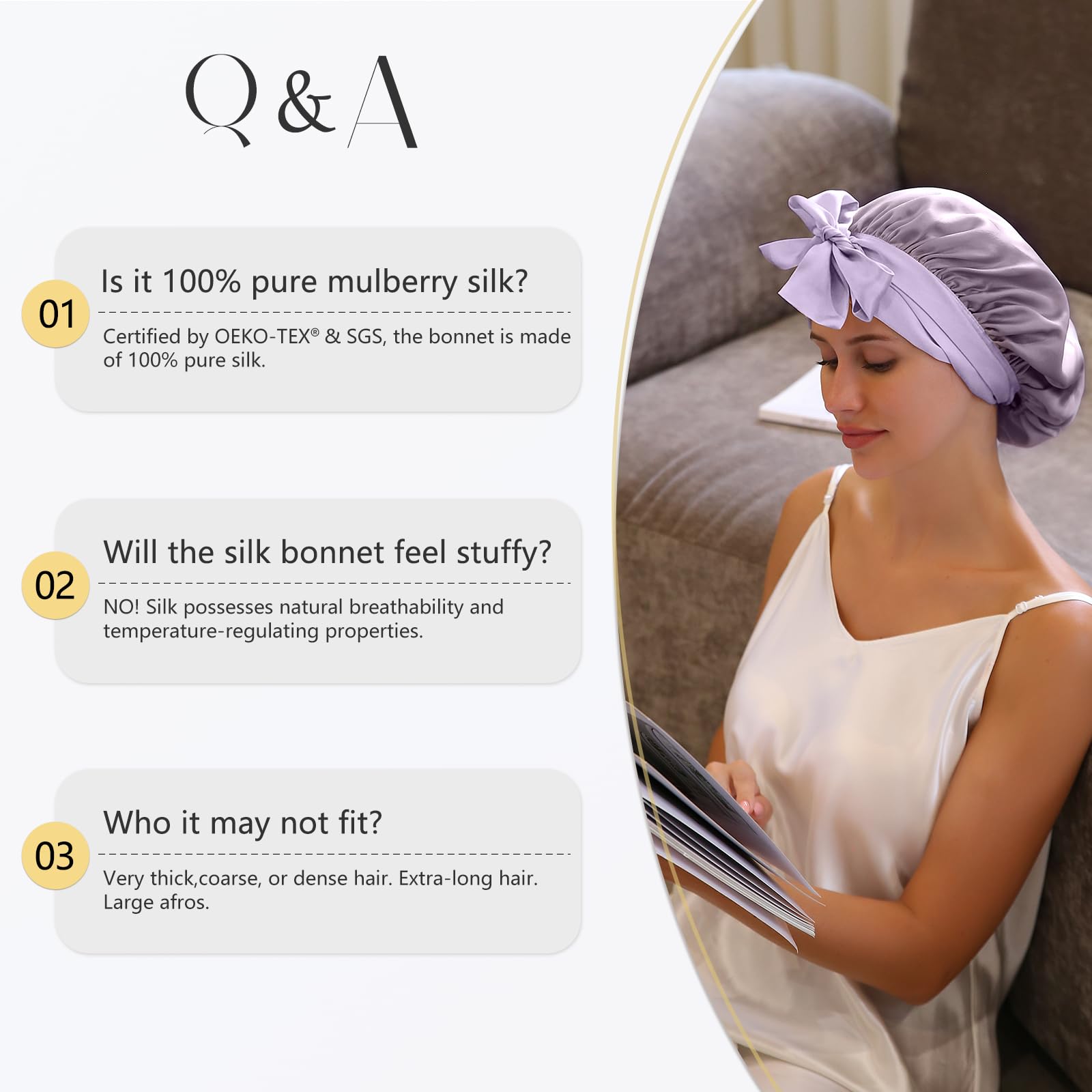 ZIMASILK certifié OEKO-TEX – option hypoallergénique pour peau sensible.