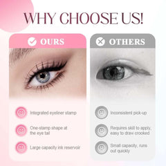Embout aile du zimdun pour un look eyeliner 3-en-1.