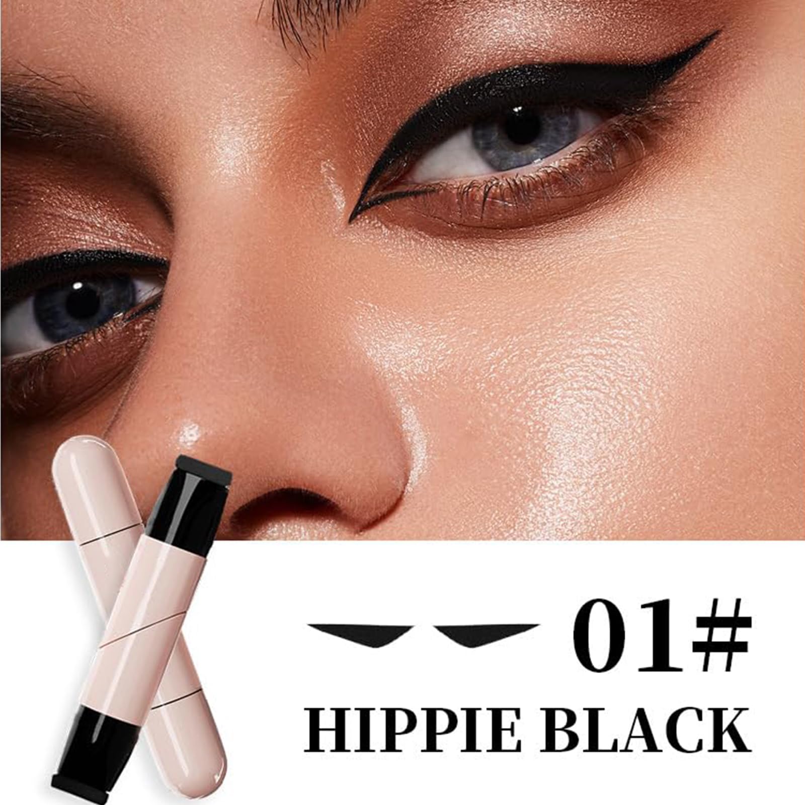 Gel eyeliner zimdun pour une application précise et facile.