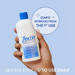 Zincon Shampoing : rinçage clair et cheveux propres