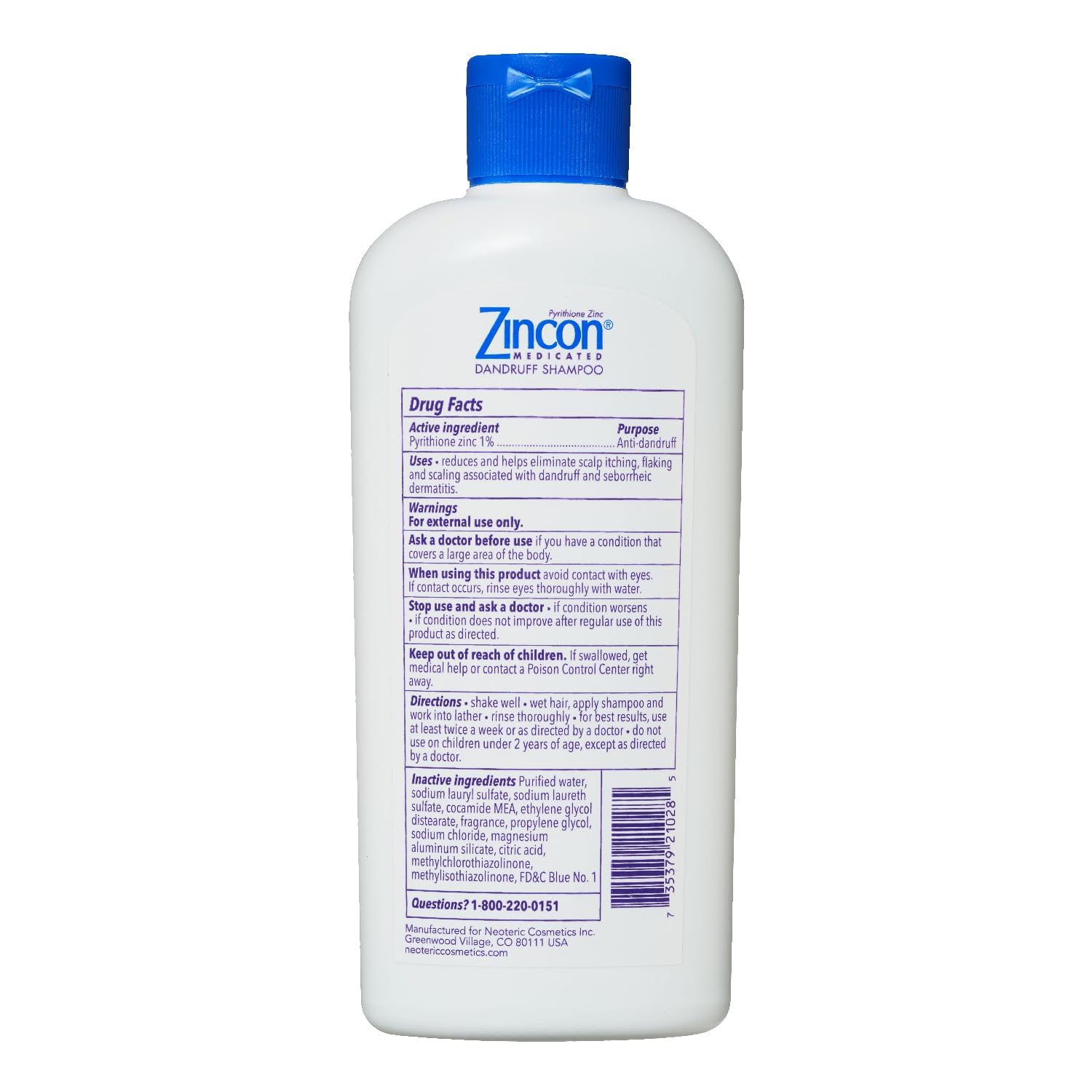 Zincon Shampoing : routine quotidienne facile à adopter