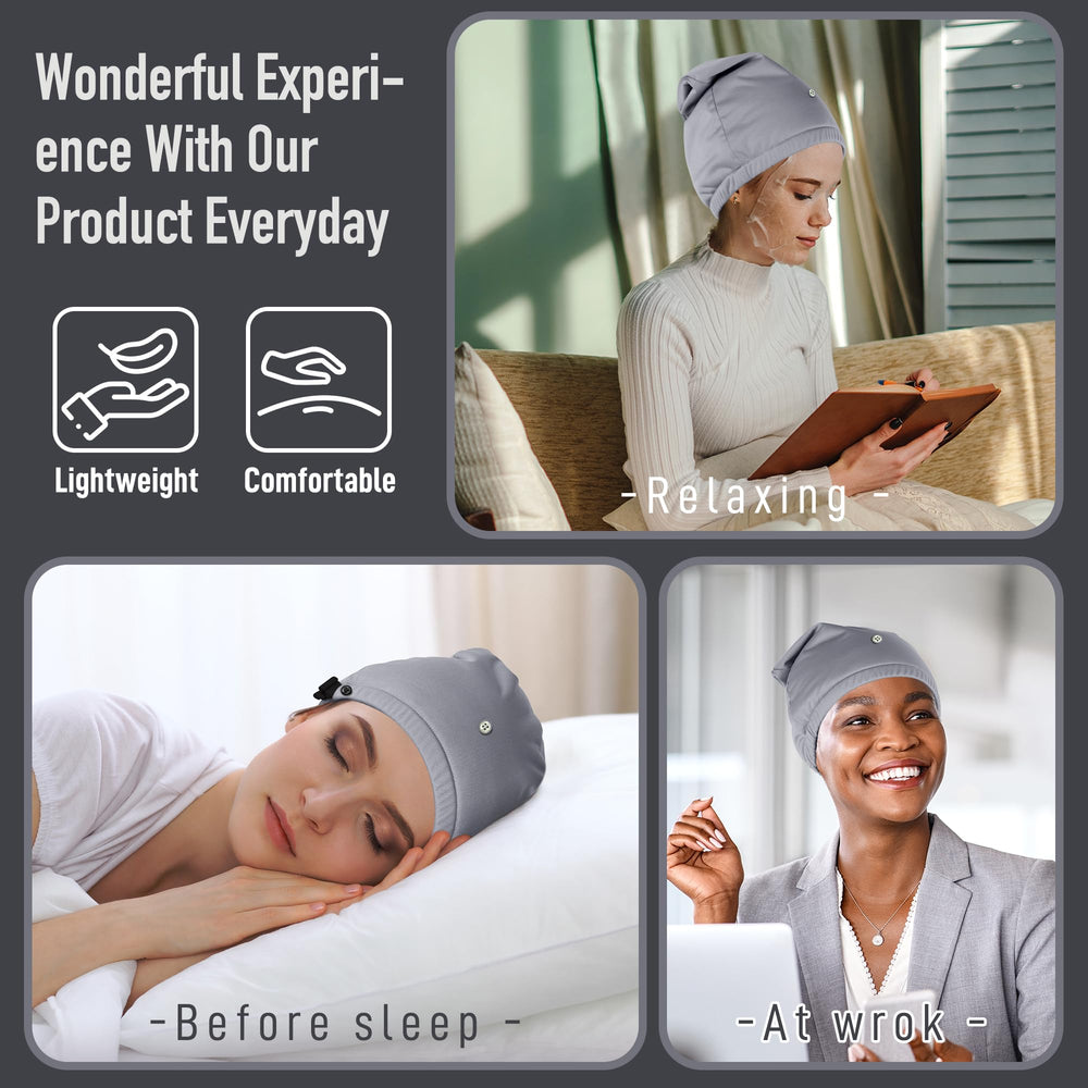 ZINGTERRA Cap Étanche et Réutilisable: protège cheveux et draps.