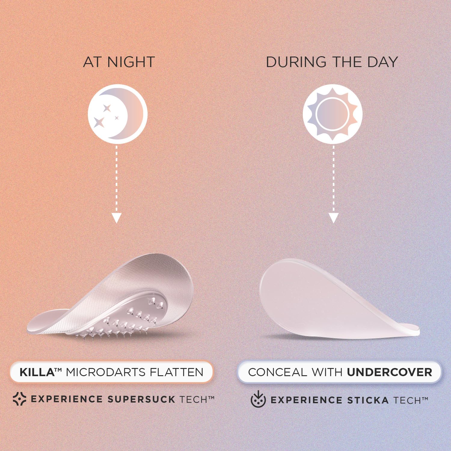 ZitSticka UNDERCOVER patch-application-nocturne: usage nocturne discret et protecteur.