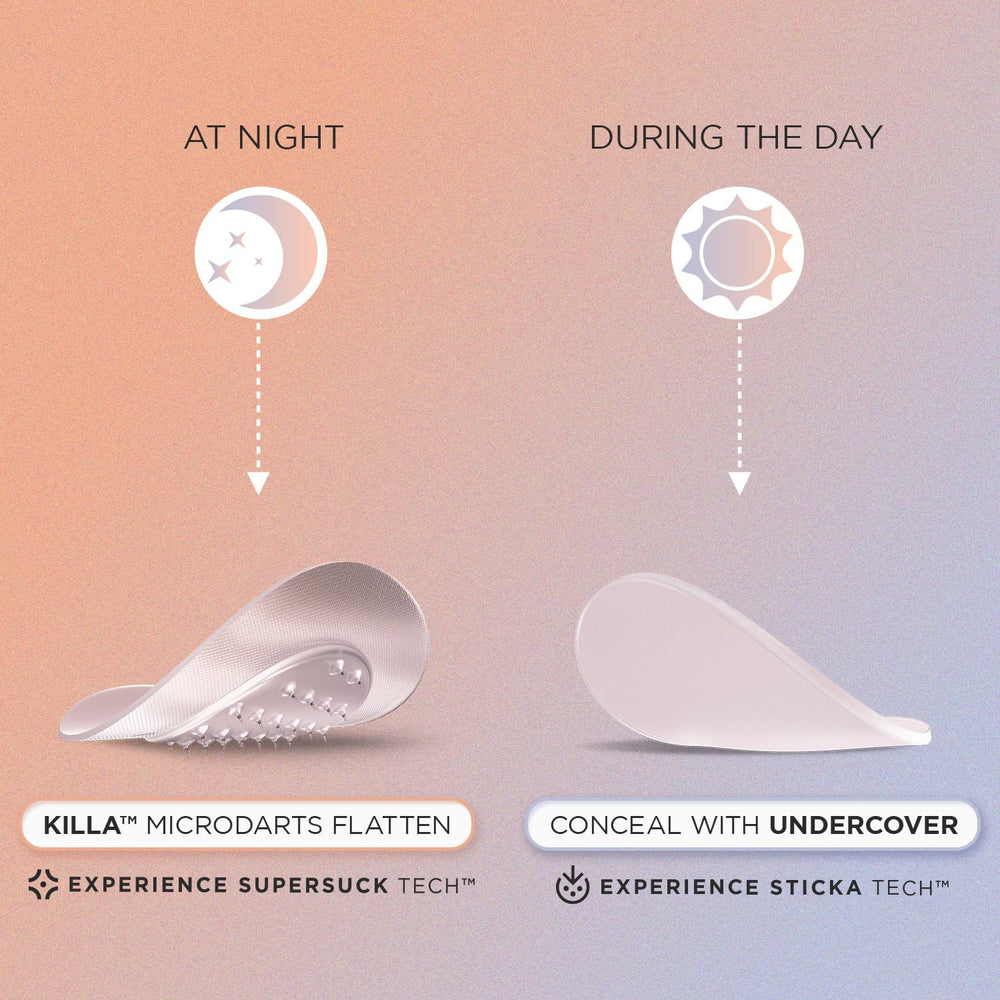 ZitSticka UNDERCOVER patch-application-nocturne: usage nocturne discret et protecteur.