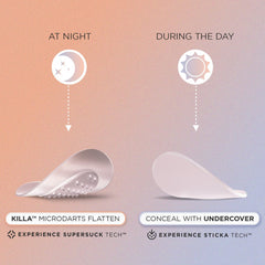 ZitSticka UNDERCOVER patch-application-nocturne: usage nocturne discret et protecteur.